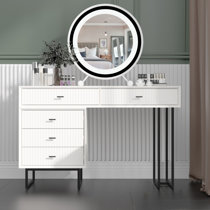 Small vanity table on sale no mirror